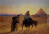 Flight into Egypt by Eugene-Alexis Girardet